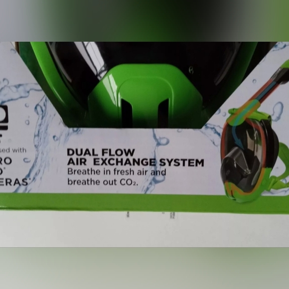 - Dolfino Calypso Full Face Snorkel Mask - Picture 2 of 7